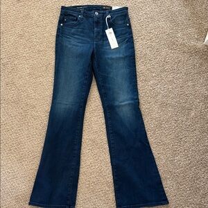 AG Adriano Goldschmied Dark Blue Flare Jeans Epilogue